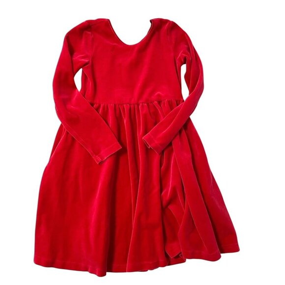 Hanna Andersson LOT BUNDLE of 5 Dresses Shirt Velvet Holiday Girls size 8 - Picture 9 of 16